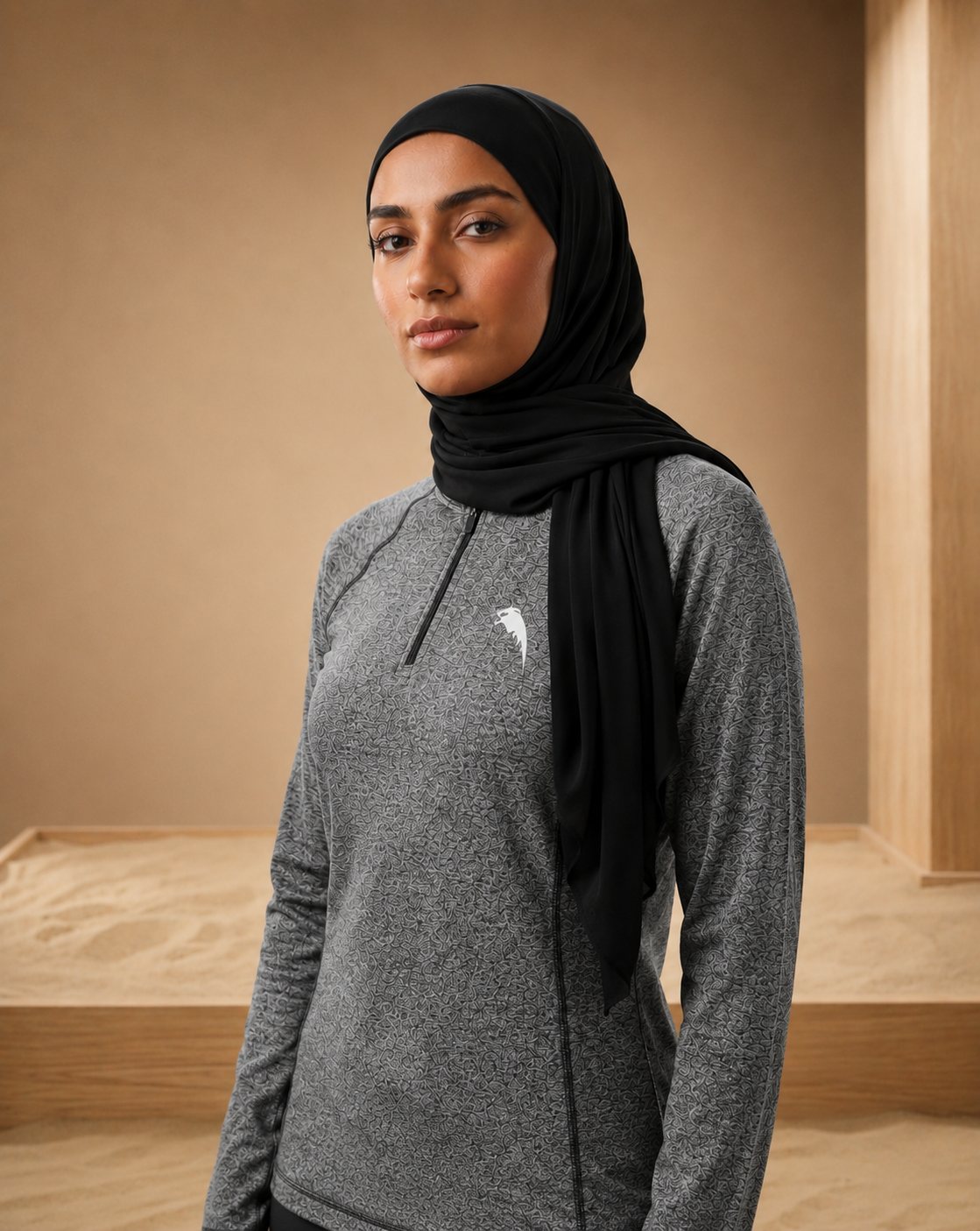 Women's Performance Quarter Zip – Grey